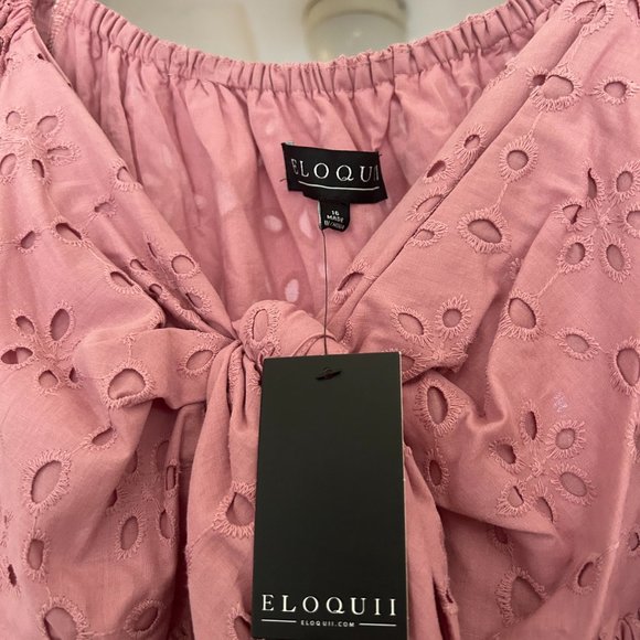 Eloquii Pink Maxi Dress - Picture 3 of 4